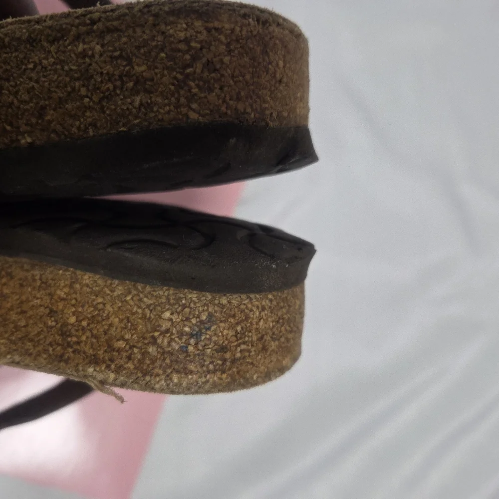 Birkenstock Dark Brown Triple Strap Sandals - Picture 12 of 13